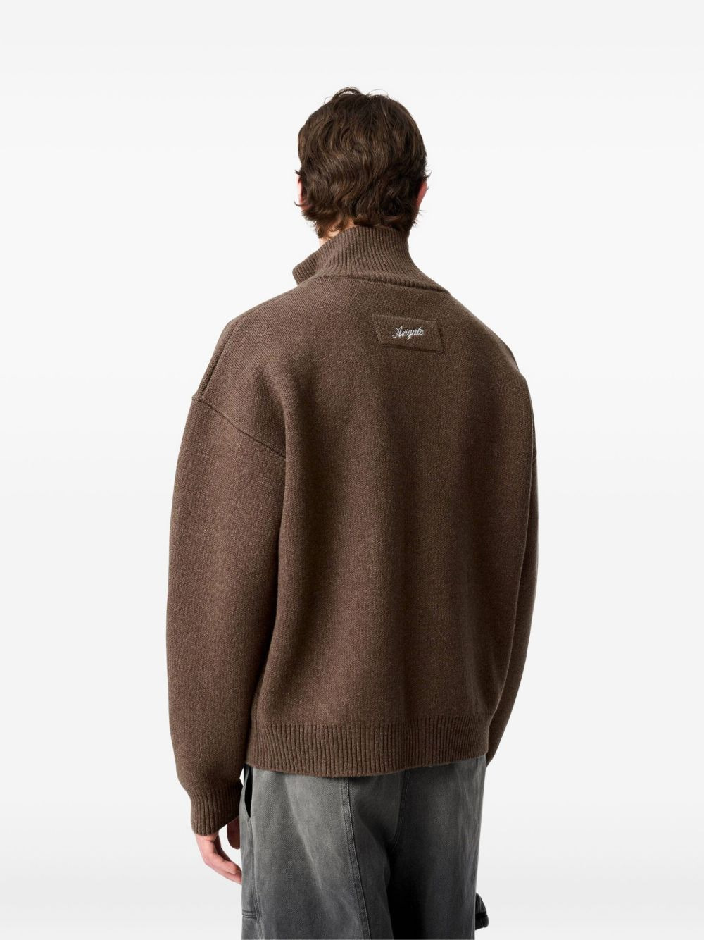 Core zipped high-neck cardigan - 4