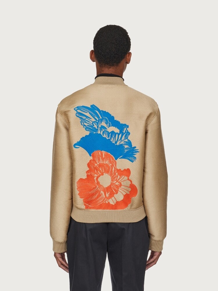 POPPY EMBROIDERED BOMBER - 4