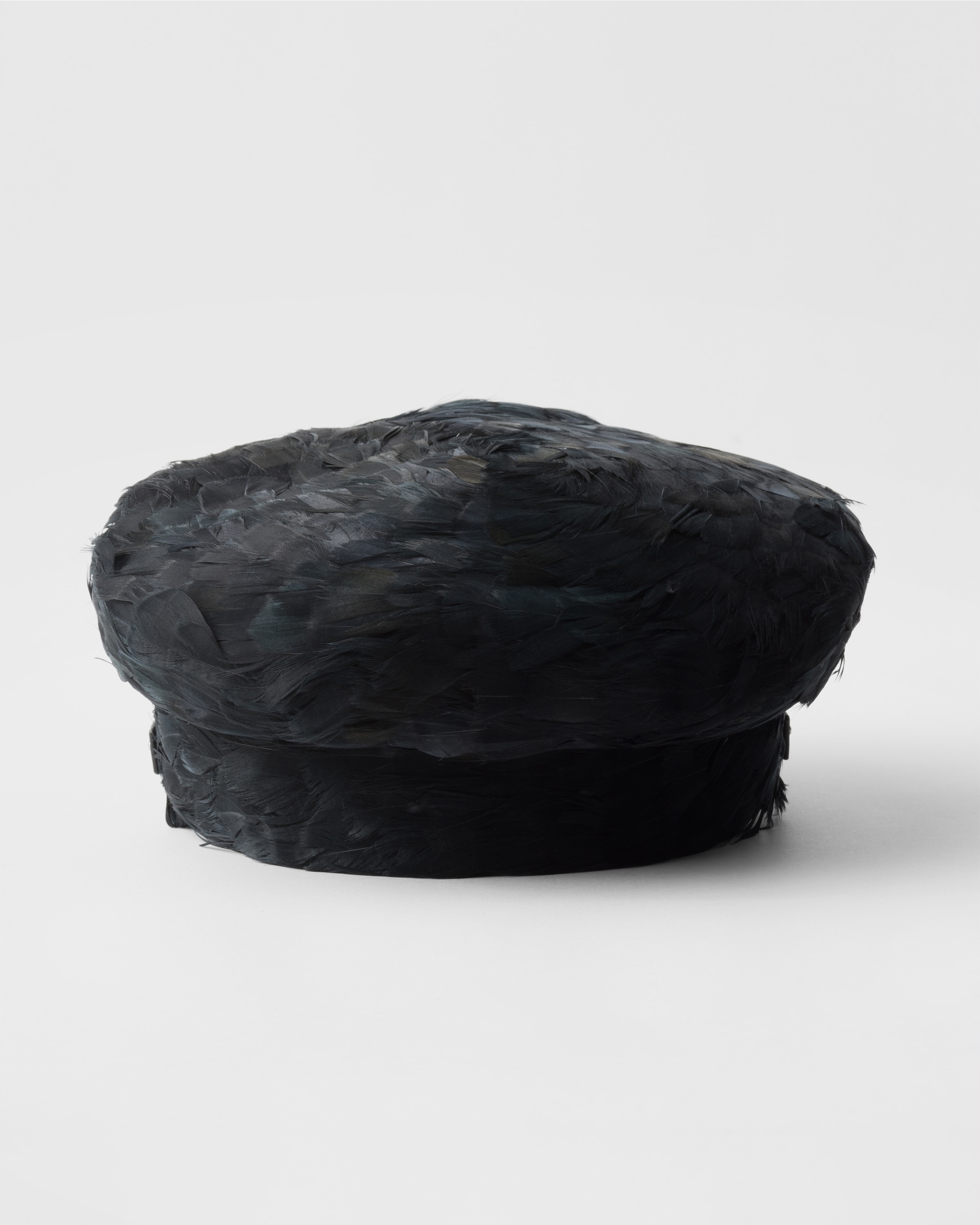 Patent leather and feather hat - 3