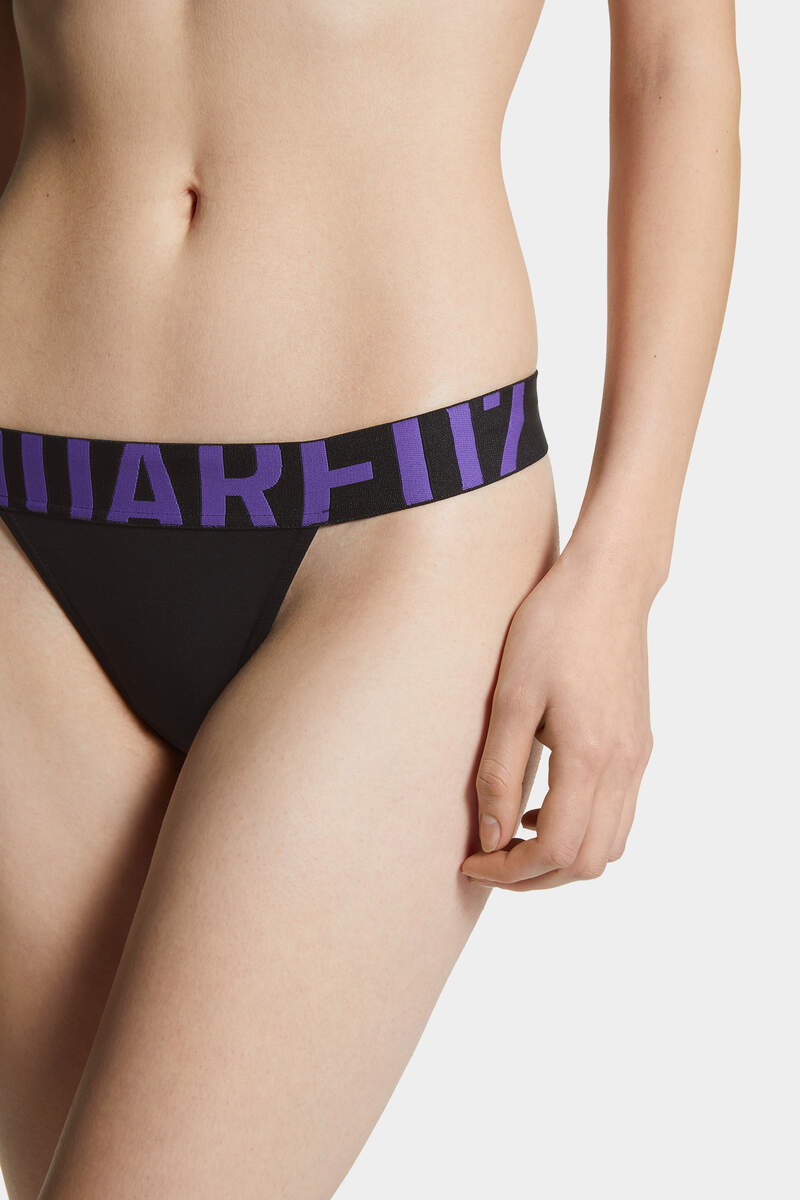 DSQUARED2 LOGO THONG - 5