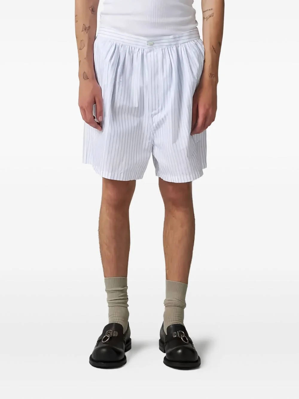 striped shorts - 1