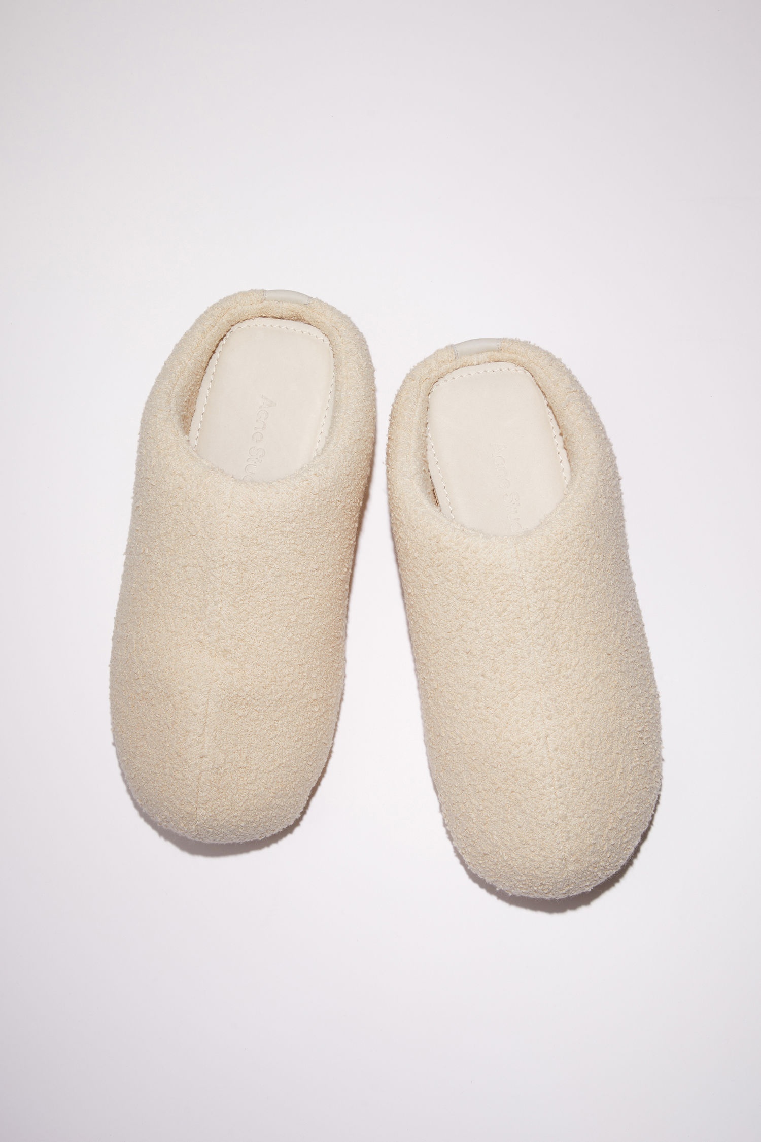 Towel tweed clogs - Beige - 2