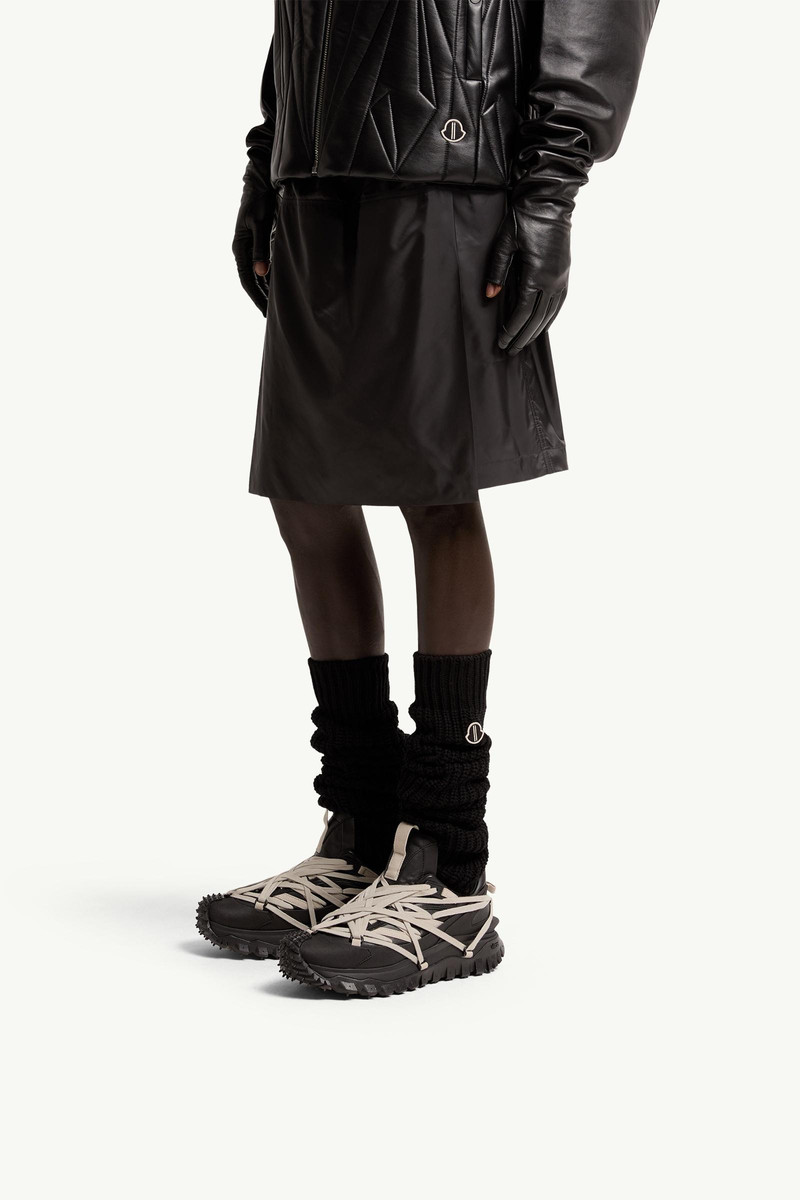 Moncler Moncler + Rick Owens Trailgrip Megalace Leather Sneakers outlook