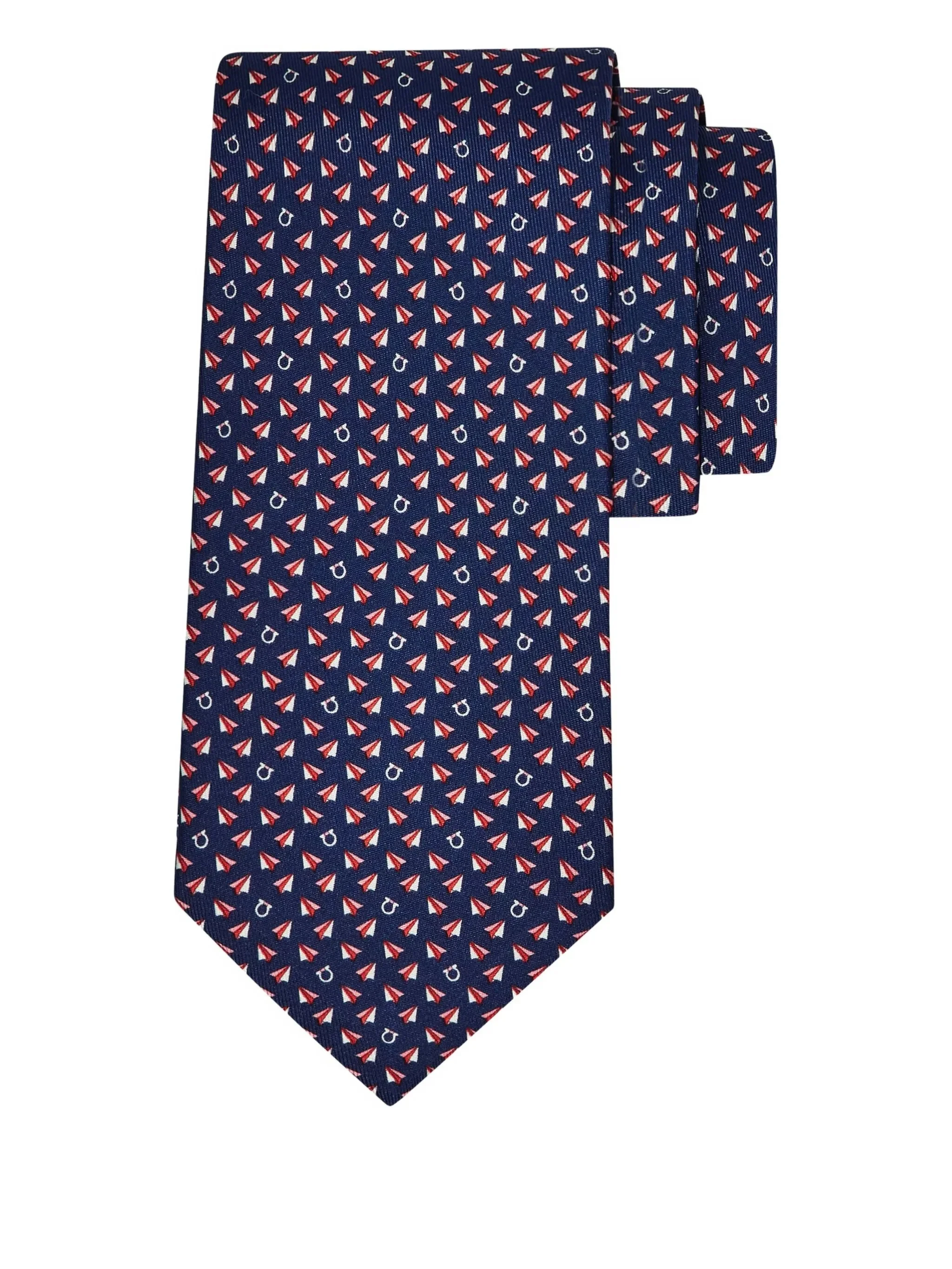 Ferragamo Print Silk Tie - 1
