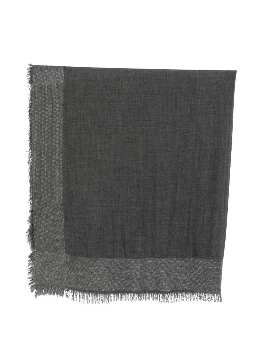fringed-edge scarf - 1