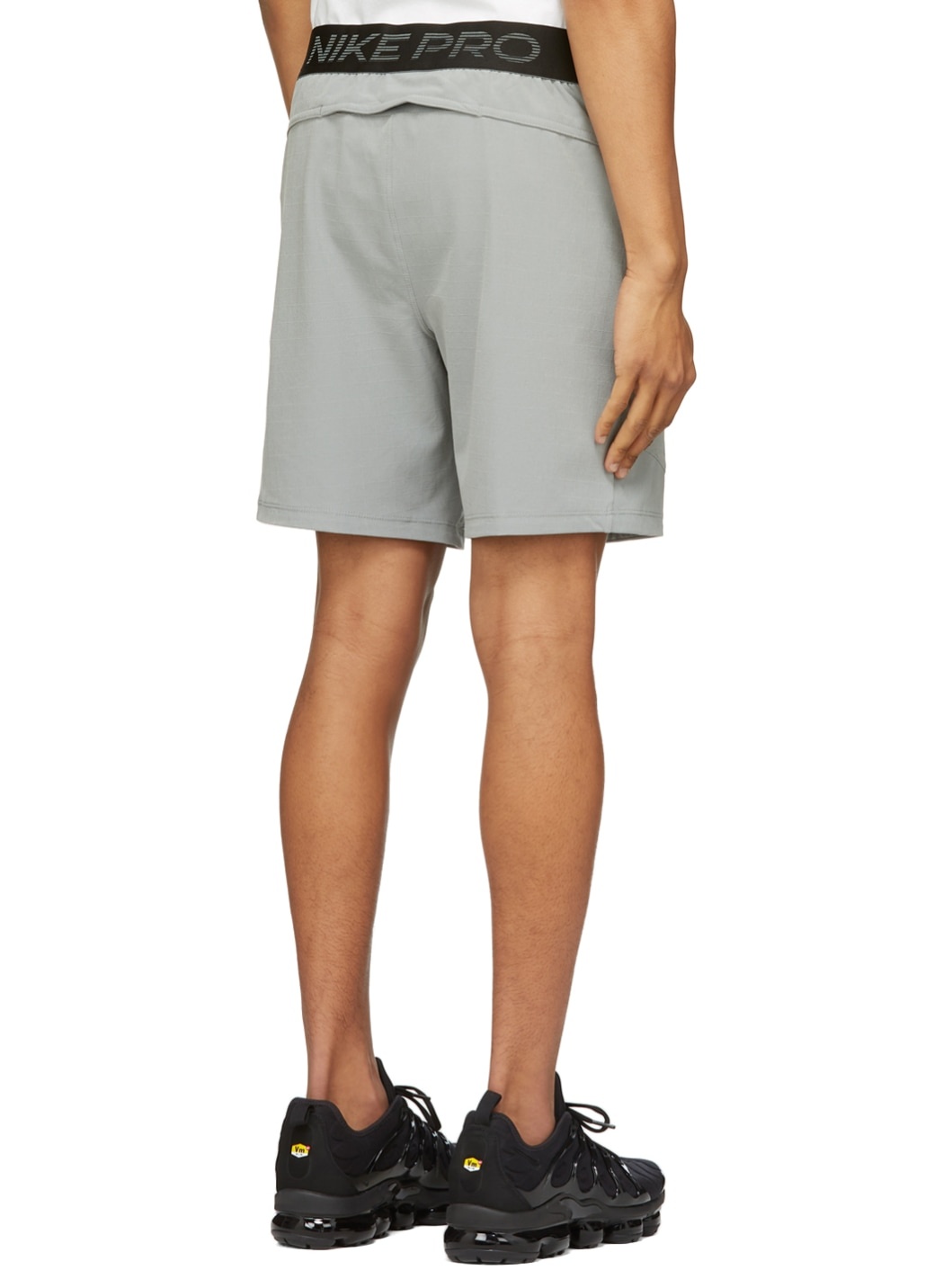 Grey & Black Dri-FIT Pro Rep Shorts - 3