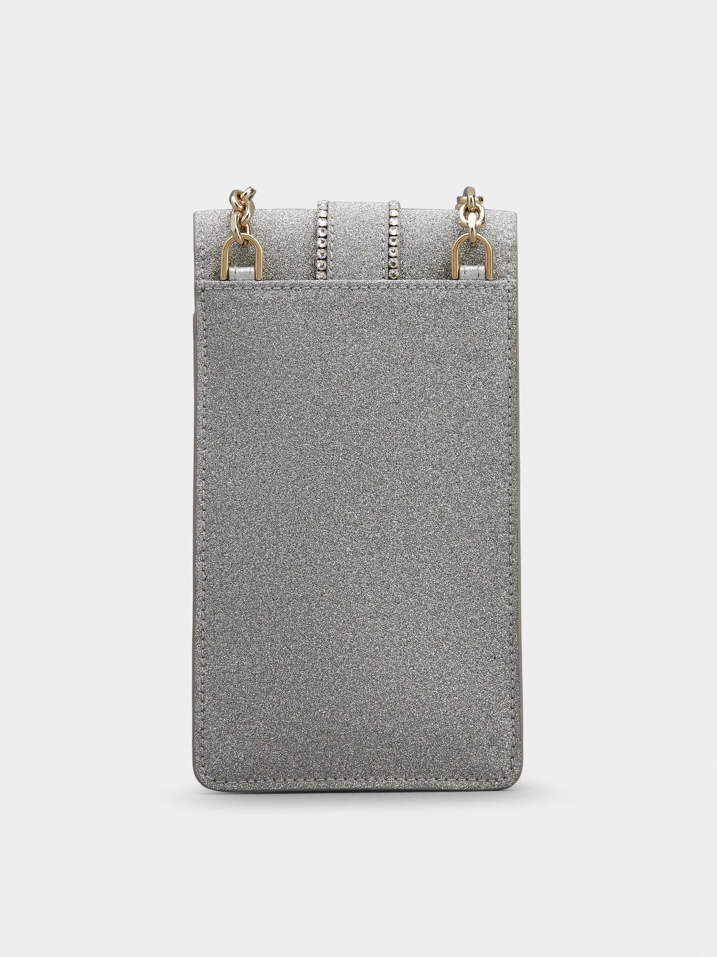 Miss Vivier Pocket Phone Holder in Fabric - 4