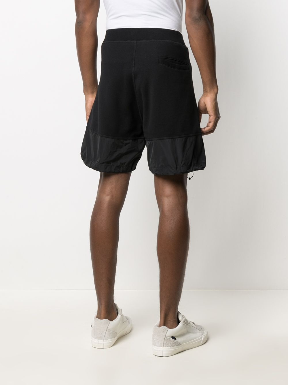 logo-print track shorts - 4