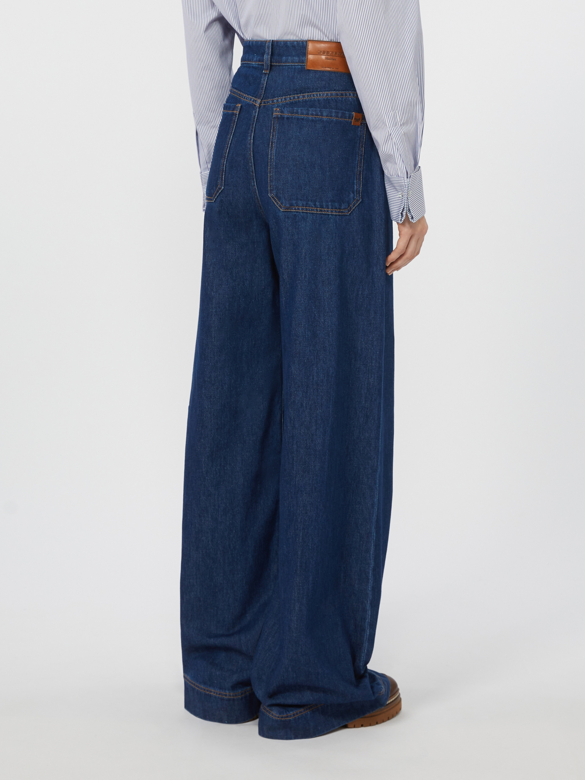 CIRO Cotton denim wide-leg jeans - 4