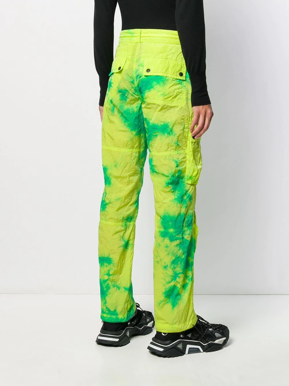 tie-dye army trousers - 4