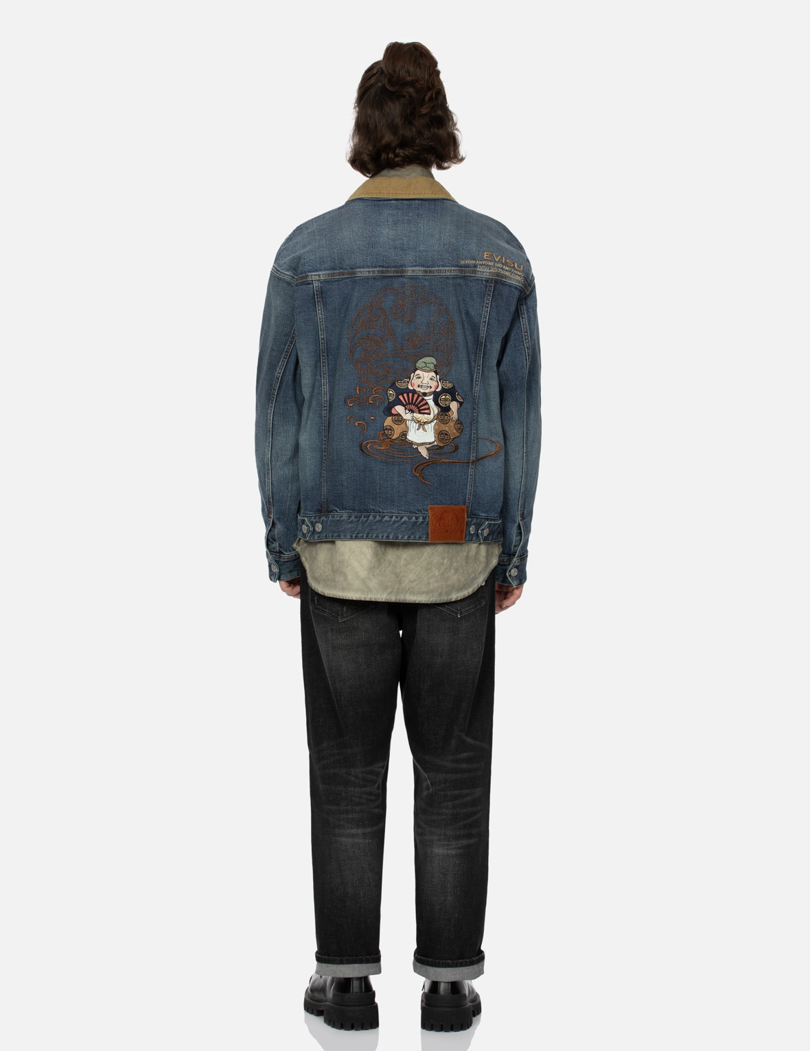 EBISU EMBROIDERY LOOSE FIT DENIM JACKET - 5