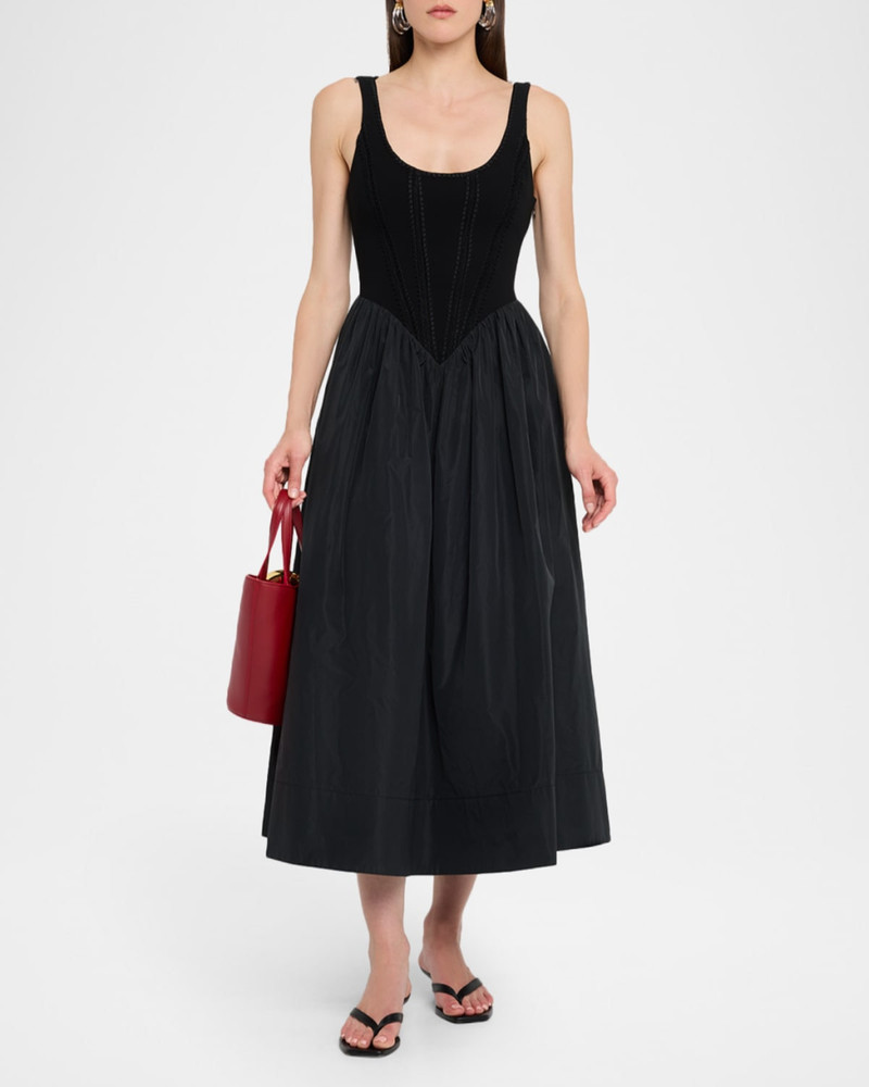 Martay Crochet Corset Midi Dress 4