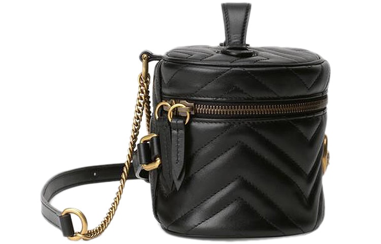 (WMNS) Gucci GG Marmont Series Backpackmini Black 598594-DTDCT-1000 - 3