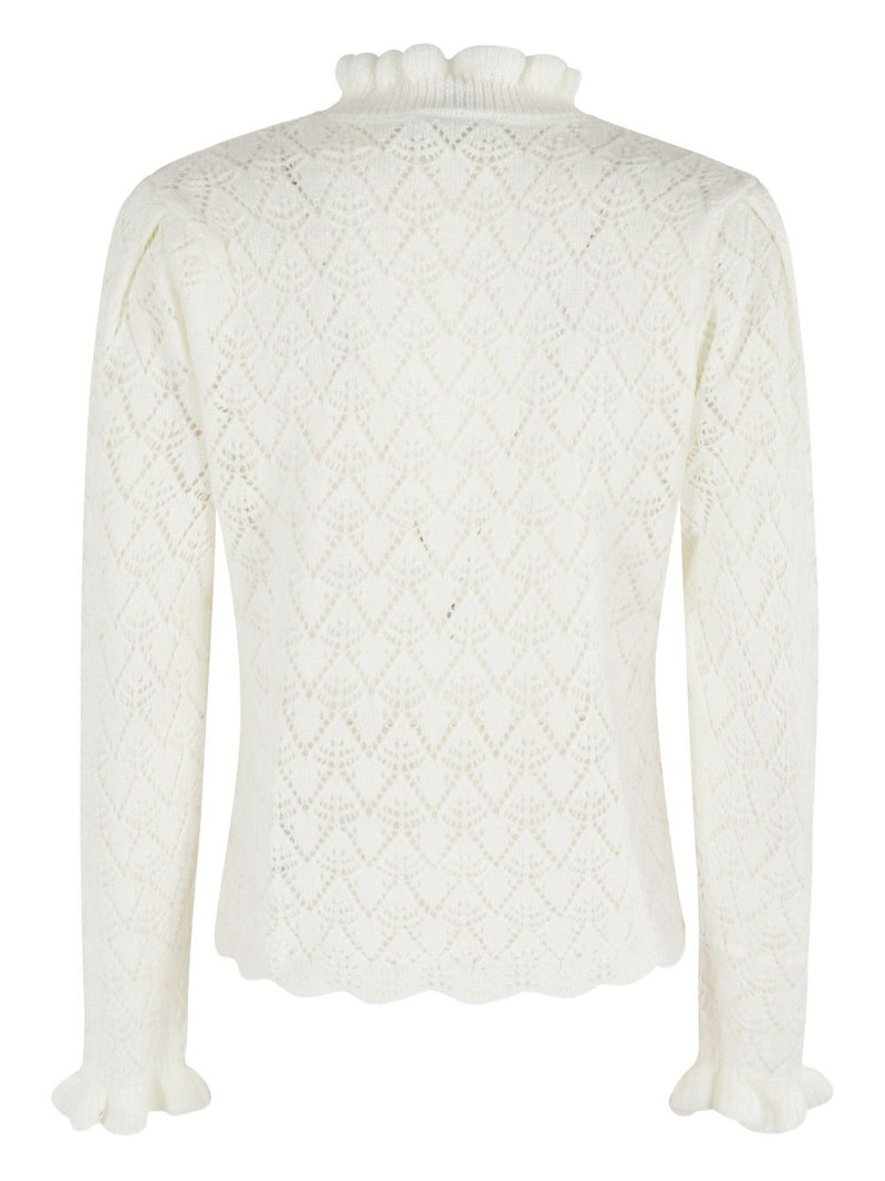 FARM RIO ruffled-collar top outlook