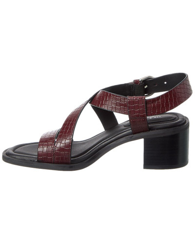 rag & bone rag & bone Geo Block Embossed Leather Sandal outlook