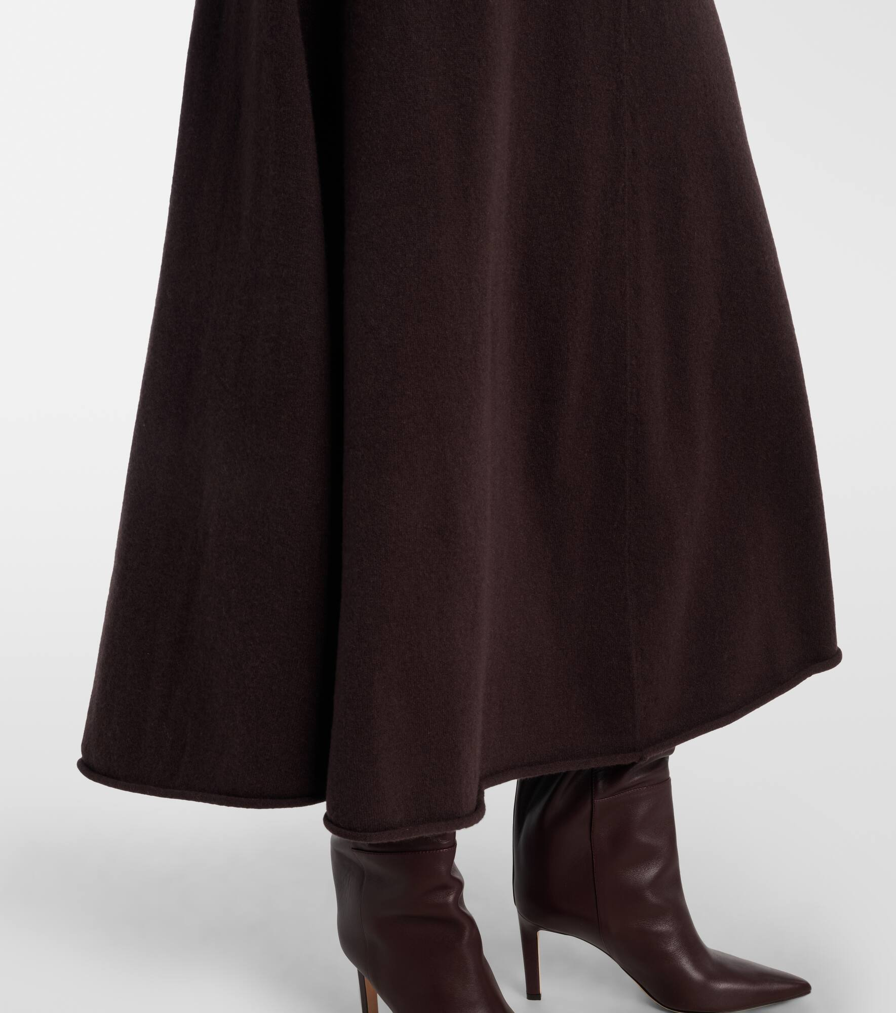 N°388 Ease cashmere-blend maxi skirt - 5