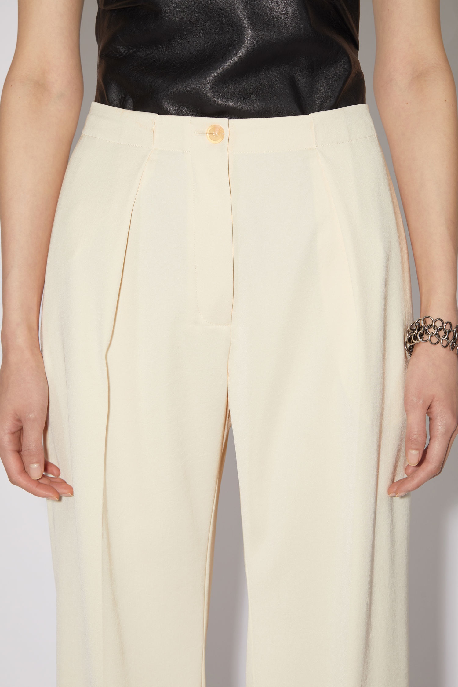 Tailored trousers - Oat beige - 6