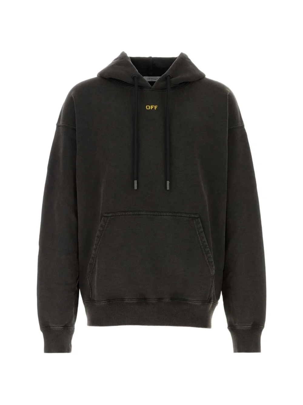 graphic-print cotton hoodie - 1