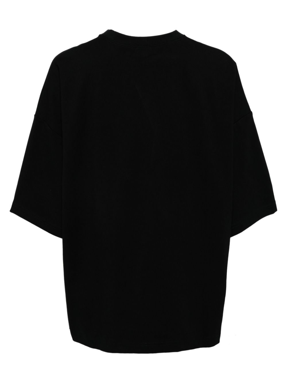 straight hem T-shirt - 2