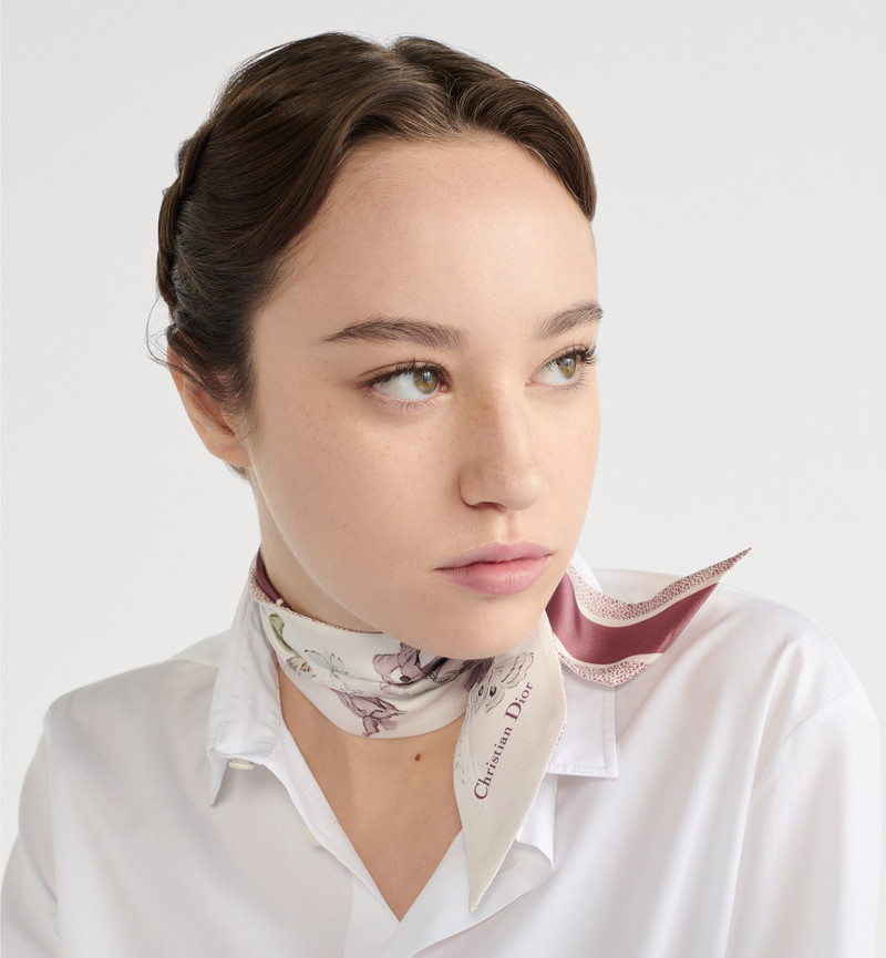 Dior Butterflies & Iris Mitzah Scarf outlook