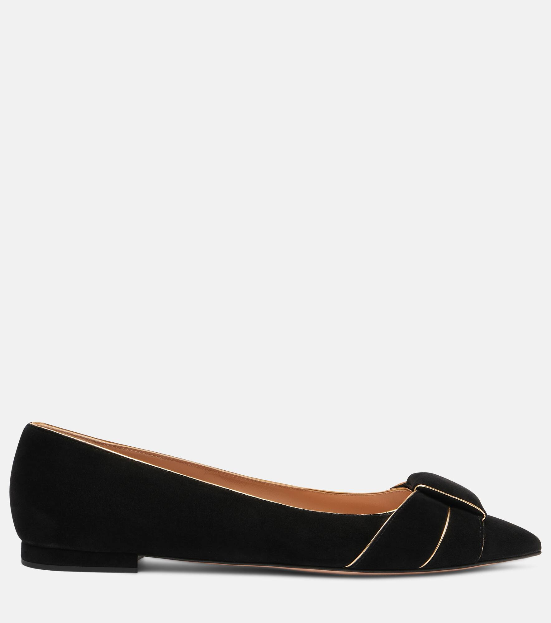 Suede ballet flats - 4