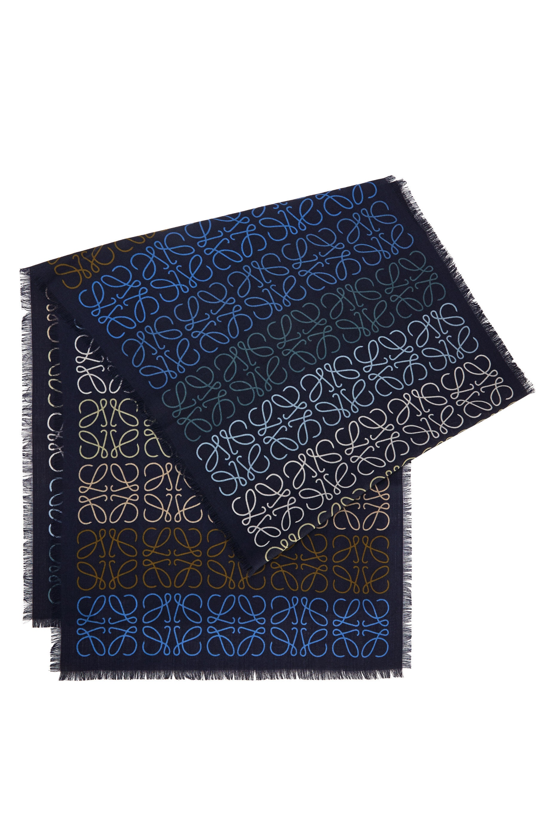 LOEWE Anagram scarf in wool and cashmere - 2