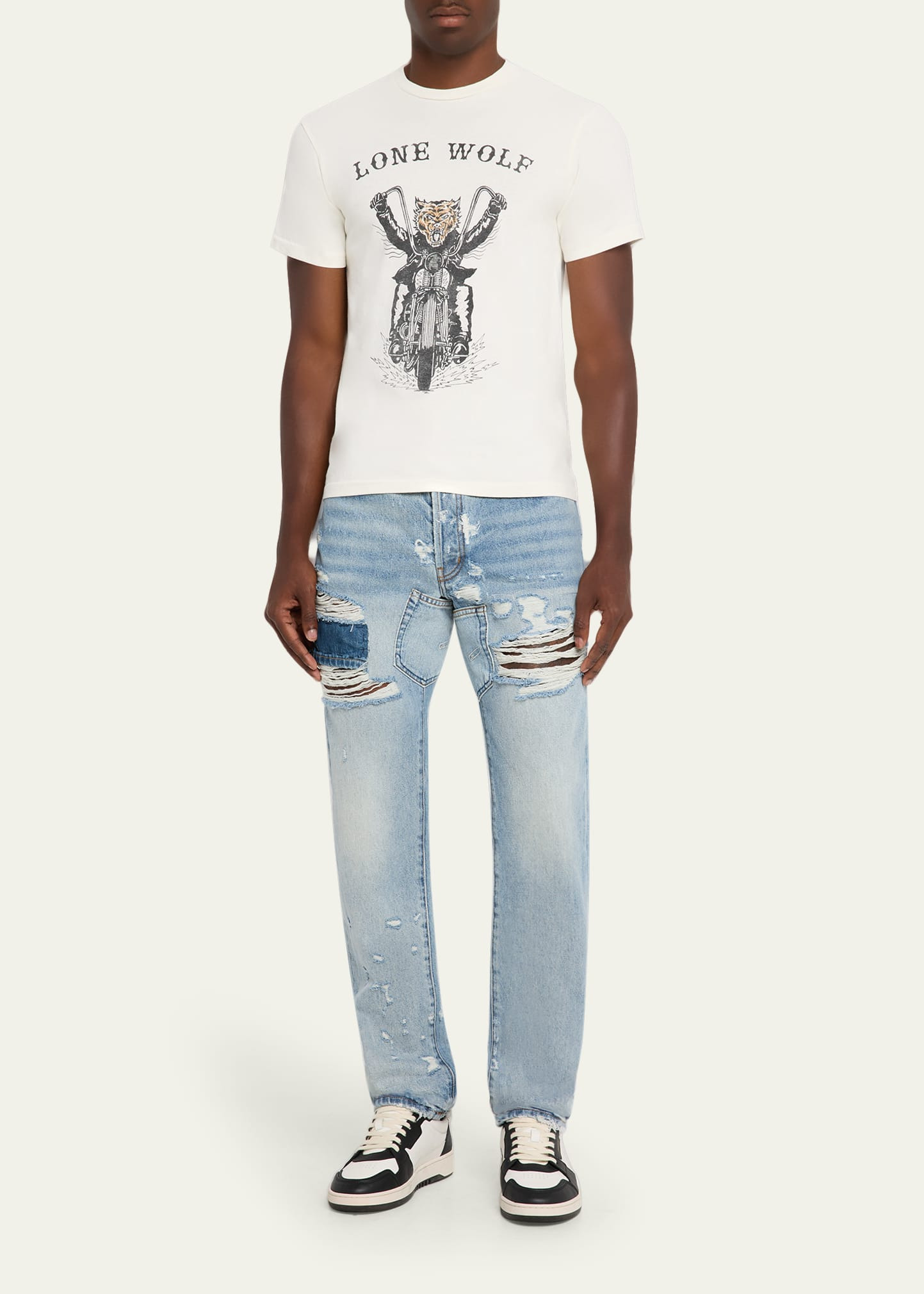 Men's Lone Wolf Relaxed-Fit Graphic T-Shirt - 2