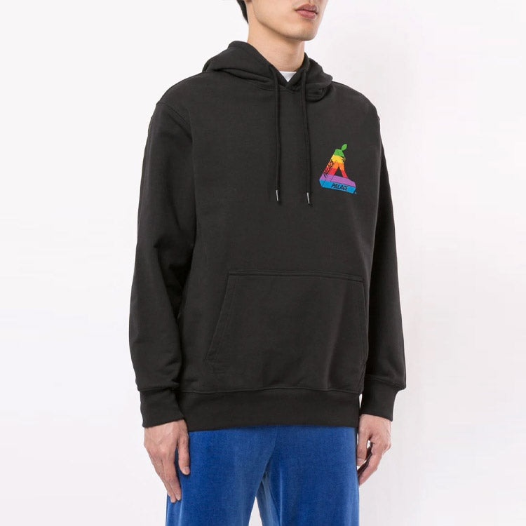PALACE SS19 Jobsworth Hood Triangle Logo Pattern Black P16HD048 - 3