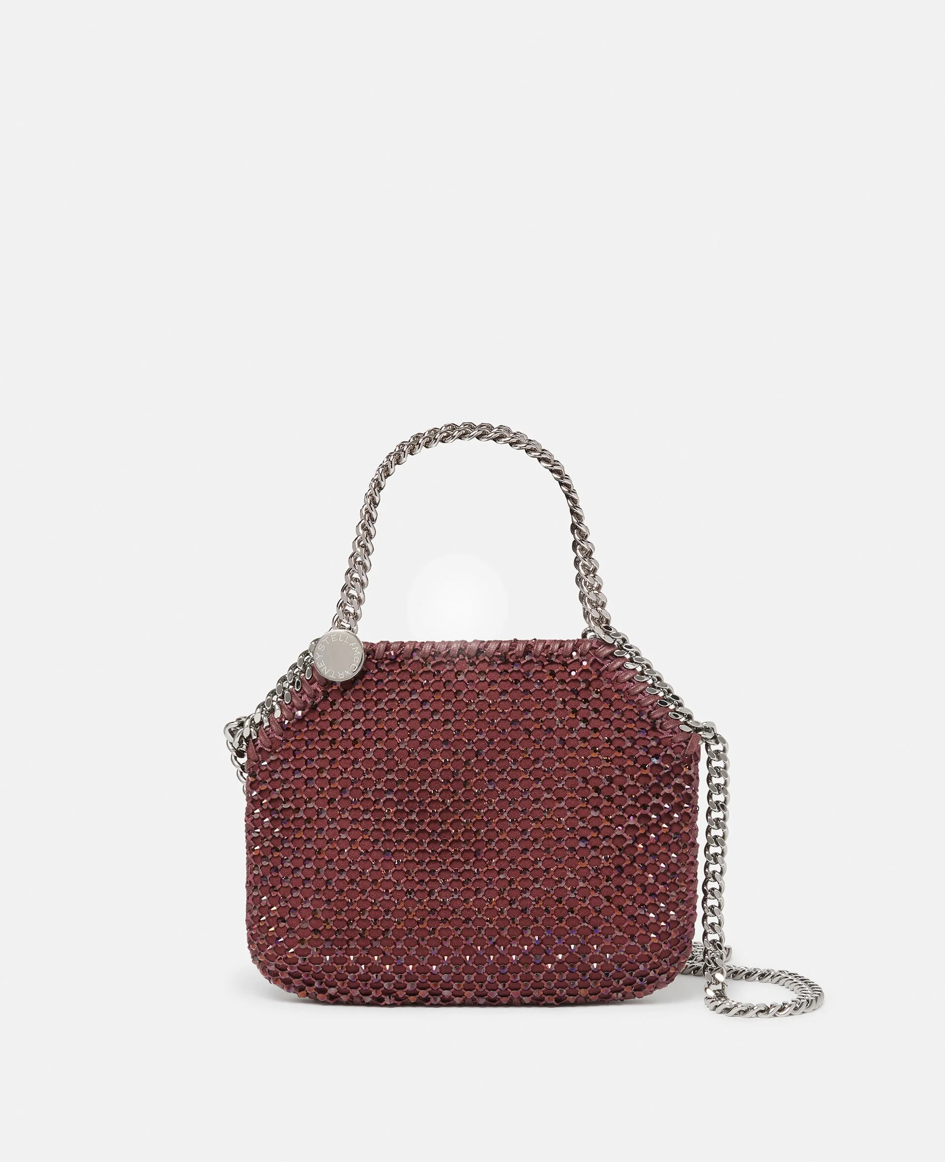 Falabella Crystal Mesh Mini Tote Bag - 1