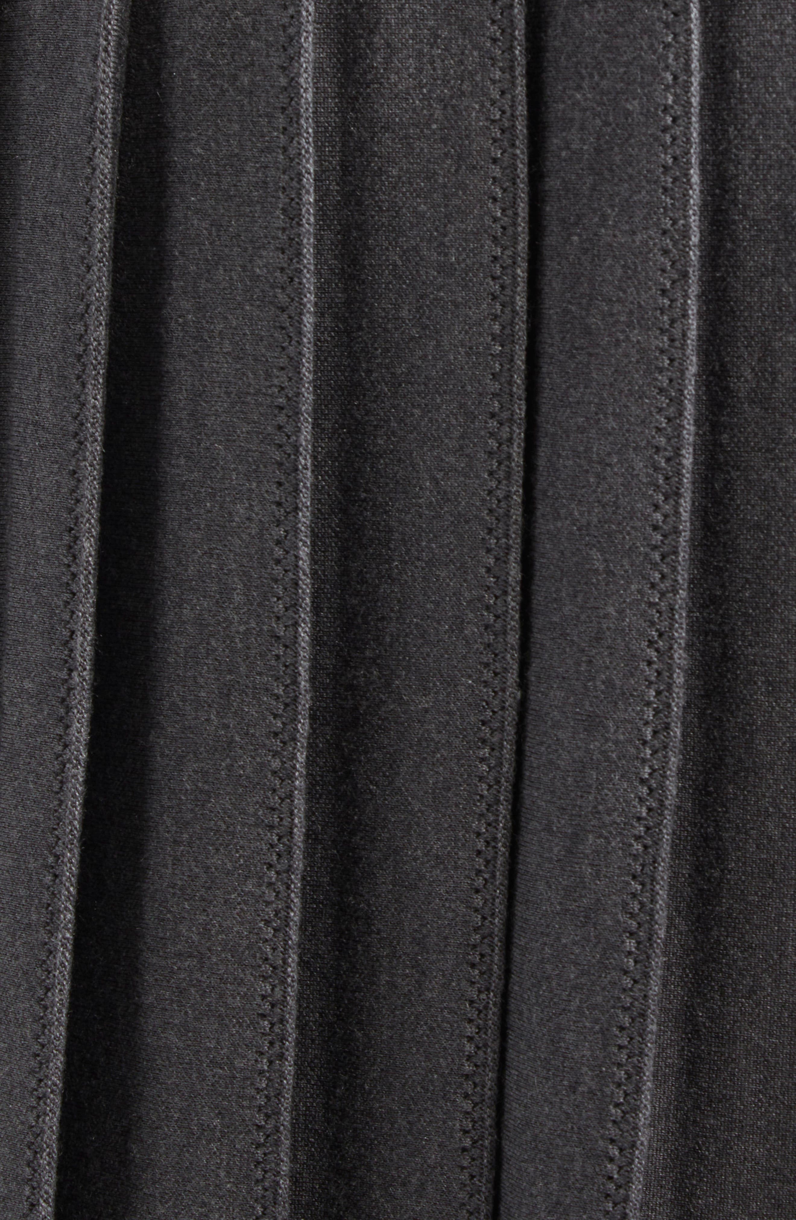 Thom Browne Pointelle Pleated Wool & Silk Skirt in Medium Grey at Nordstrom - 7