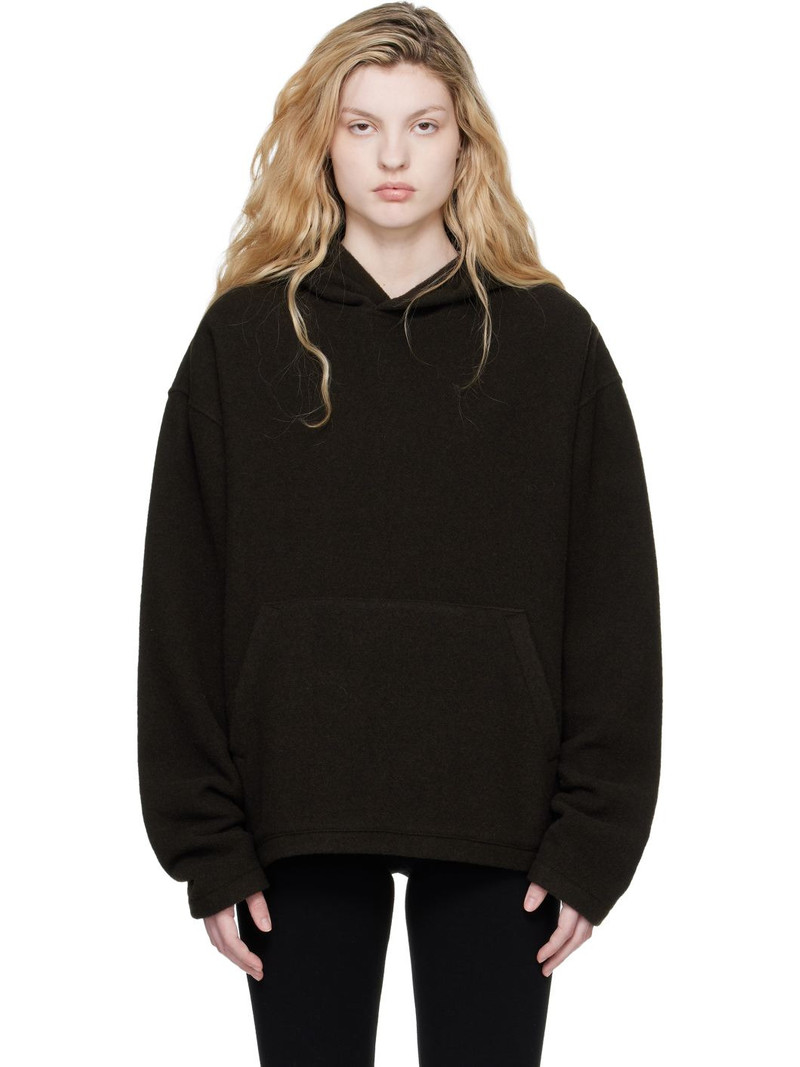 Brown Fleece Hoodie 1