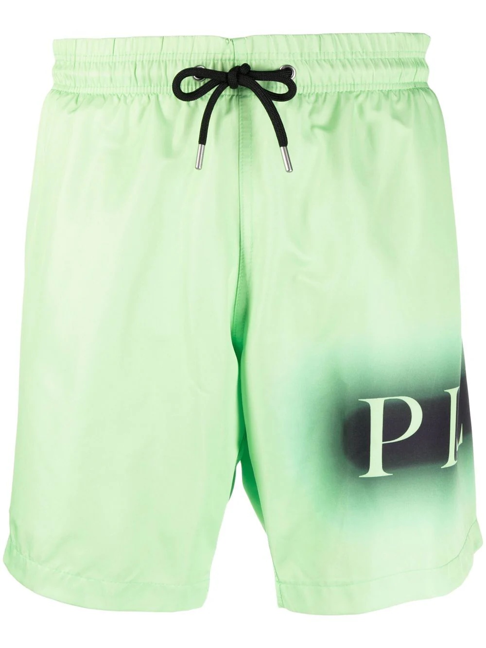 logo-print swimming shorts - 1