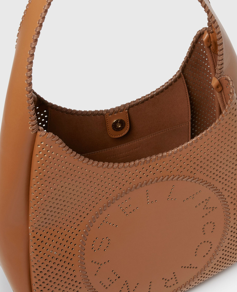 Stella McCartney Logo Slouchy Hobo Tote Bag outlook