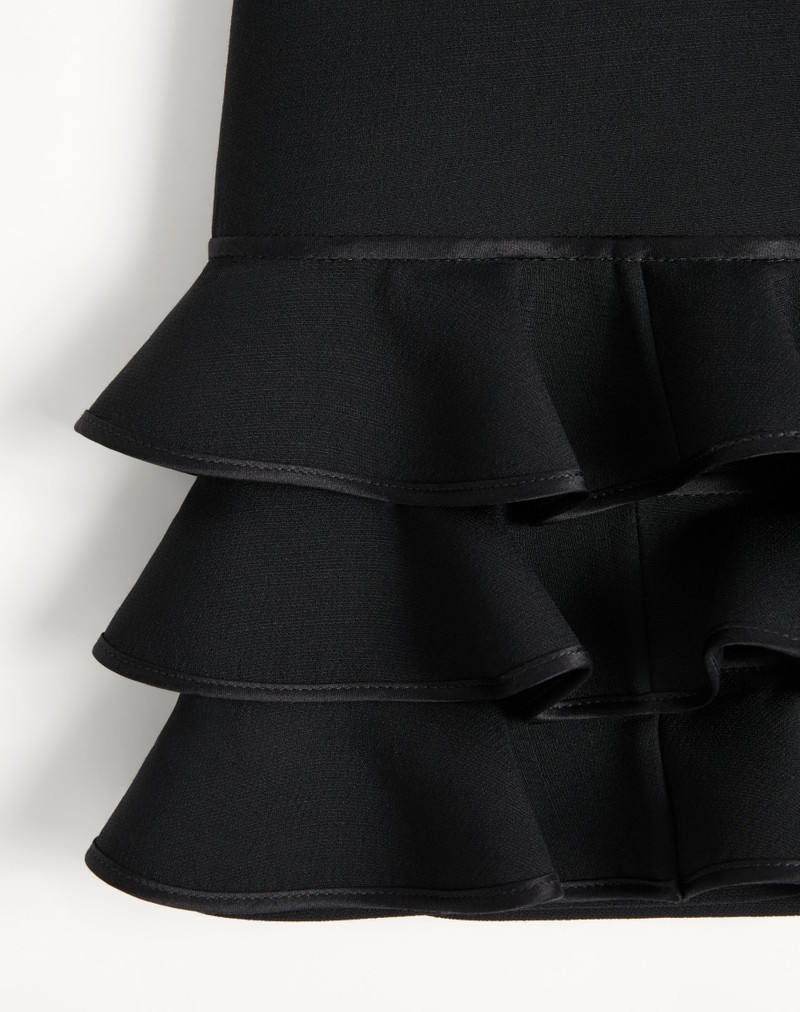CREPE COUTURE SHORT SKIRT 5