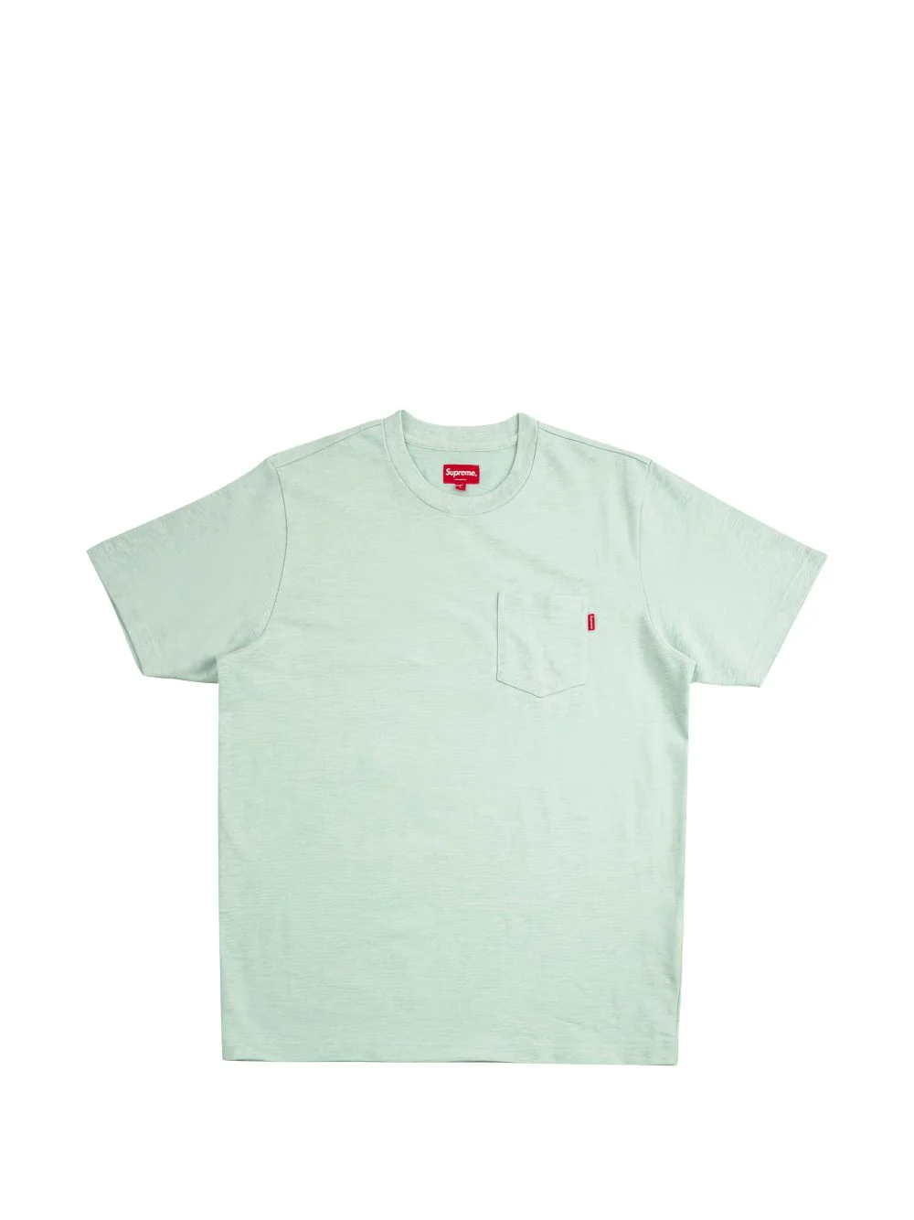 logo-tag pocket T-shirt - 1