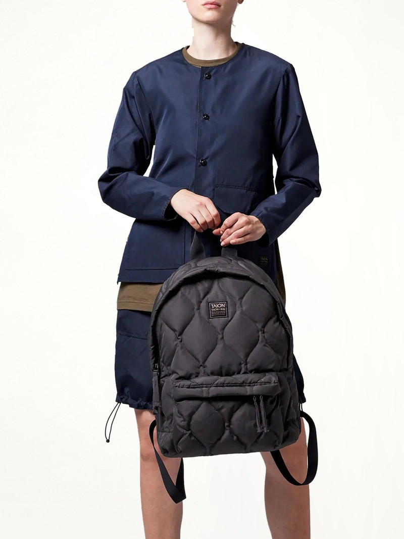 TAION Military Down Backpack in Black outlook