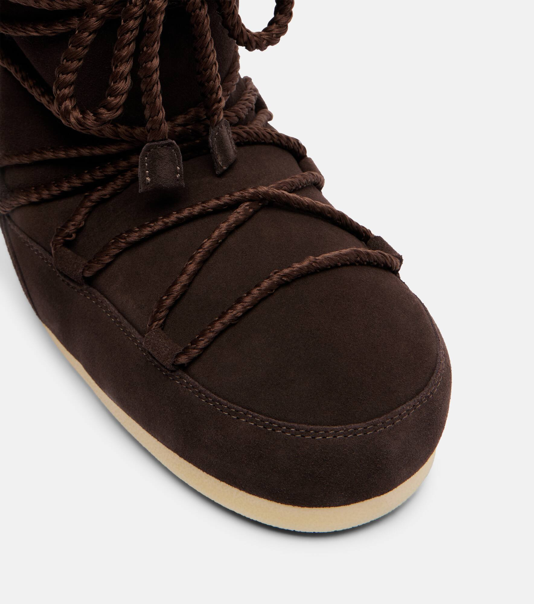 EVX shearling-lined suede snow boots - 5