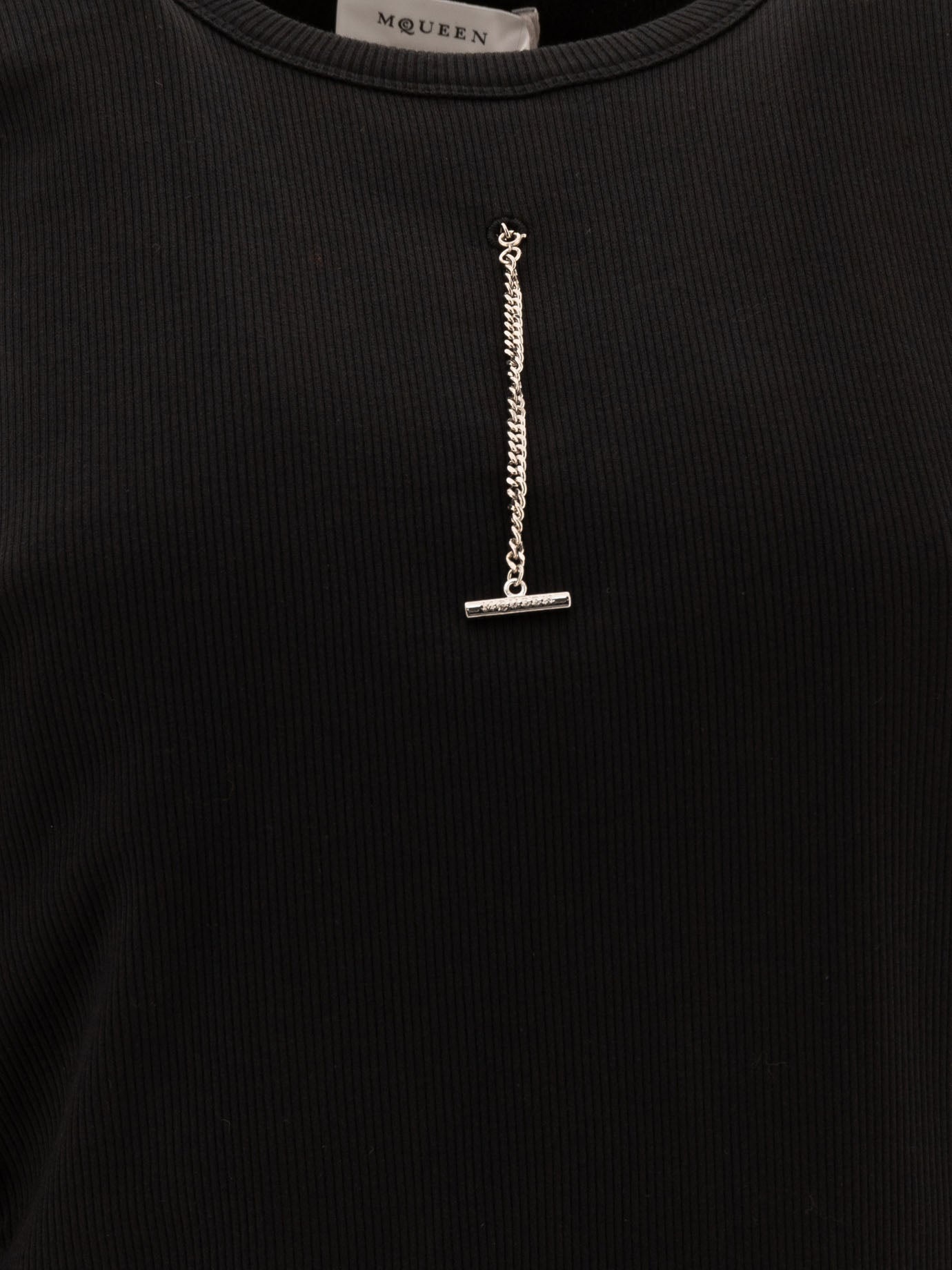 Alexander Mcqueen Ribbed Top - 3