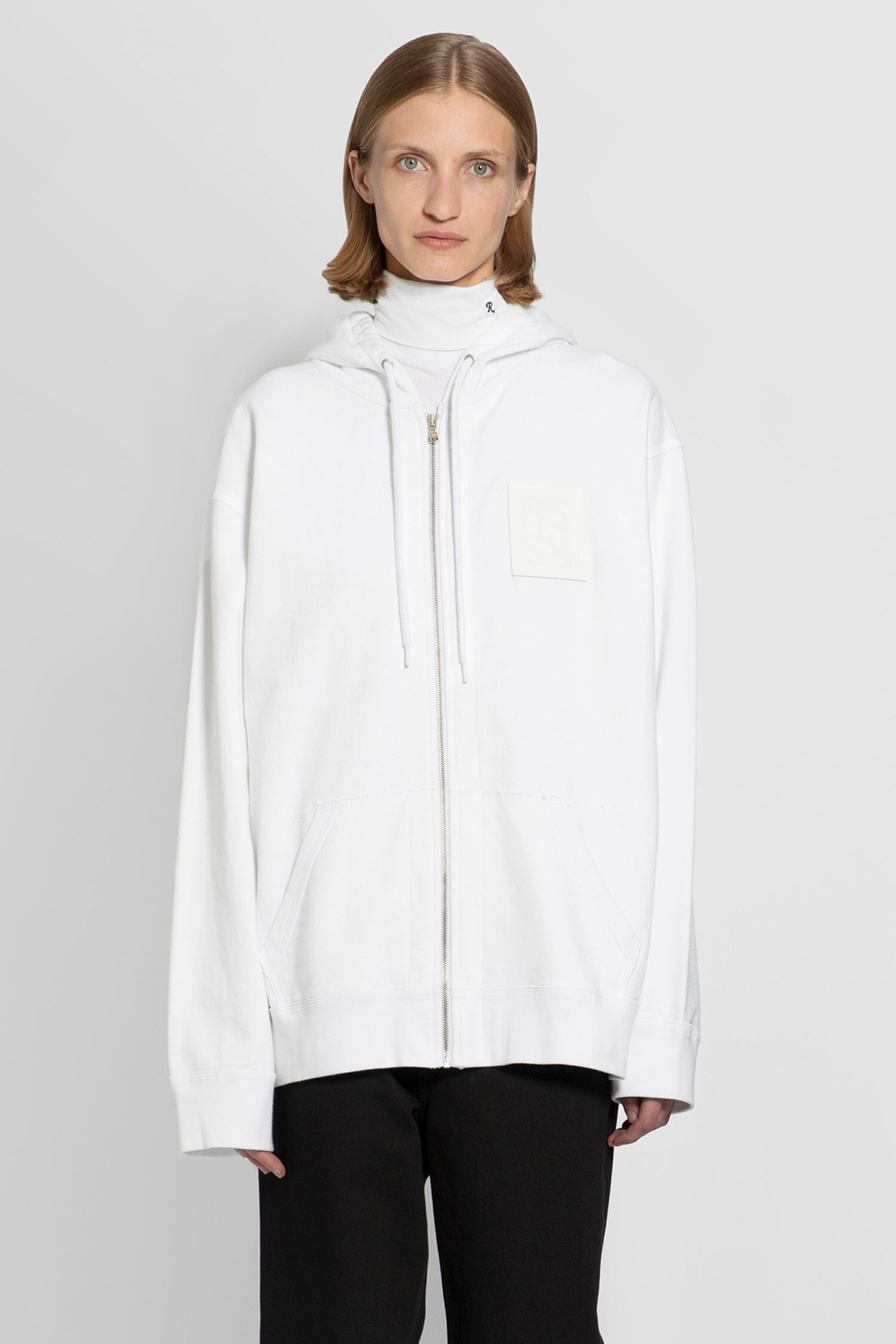 RAF SIMONS WOMAN WHITE SWEATSHIRTS - 2