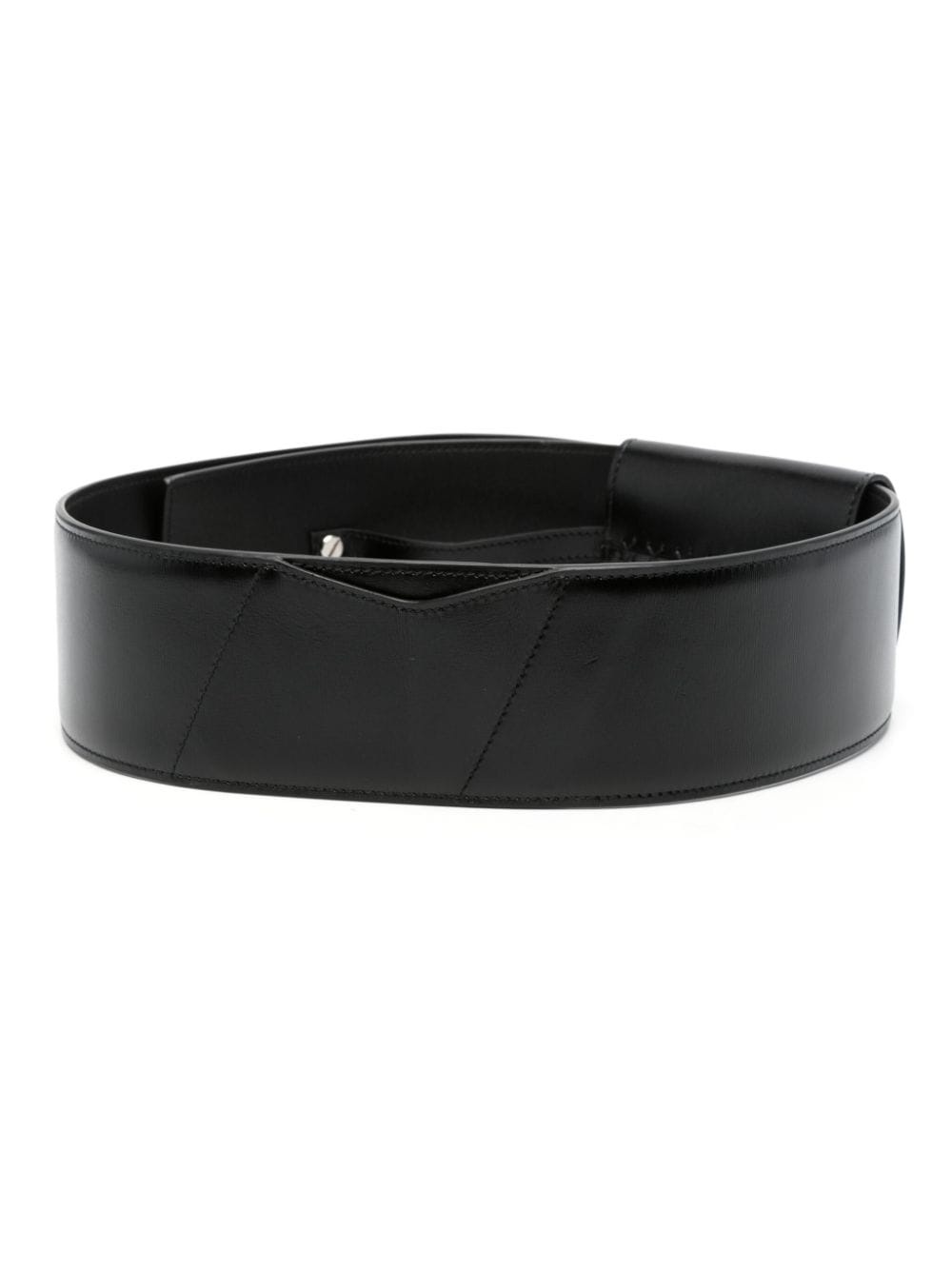 Knot leather belt - 1