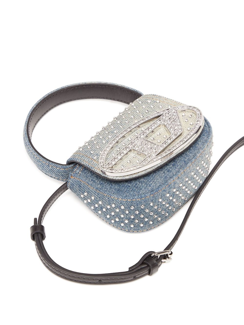 mini 1DR crystal-embellished bag - 5