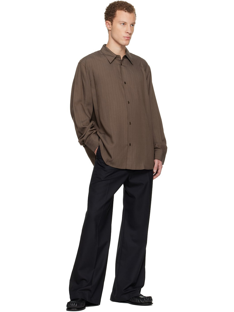 Studio Nicholson Brown View Shirt outlook