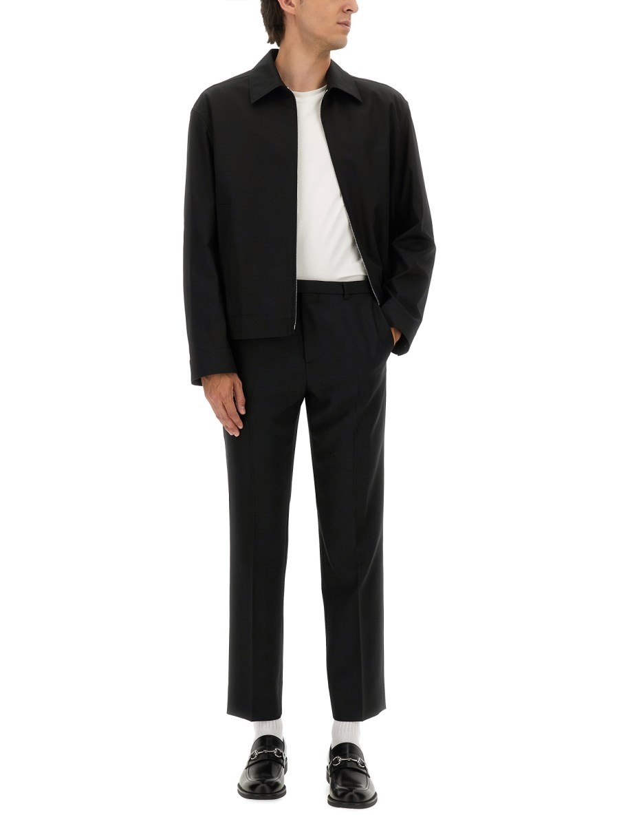 COTTON TWILL JACKET WITH WEB DETAIL - 2