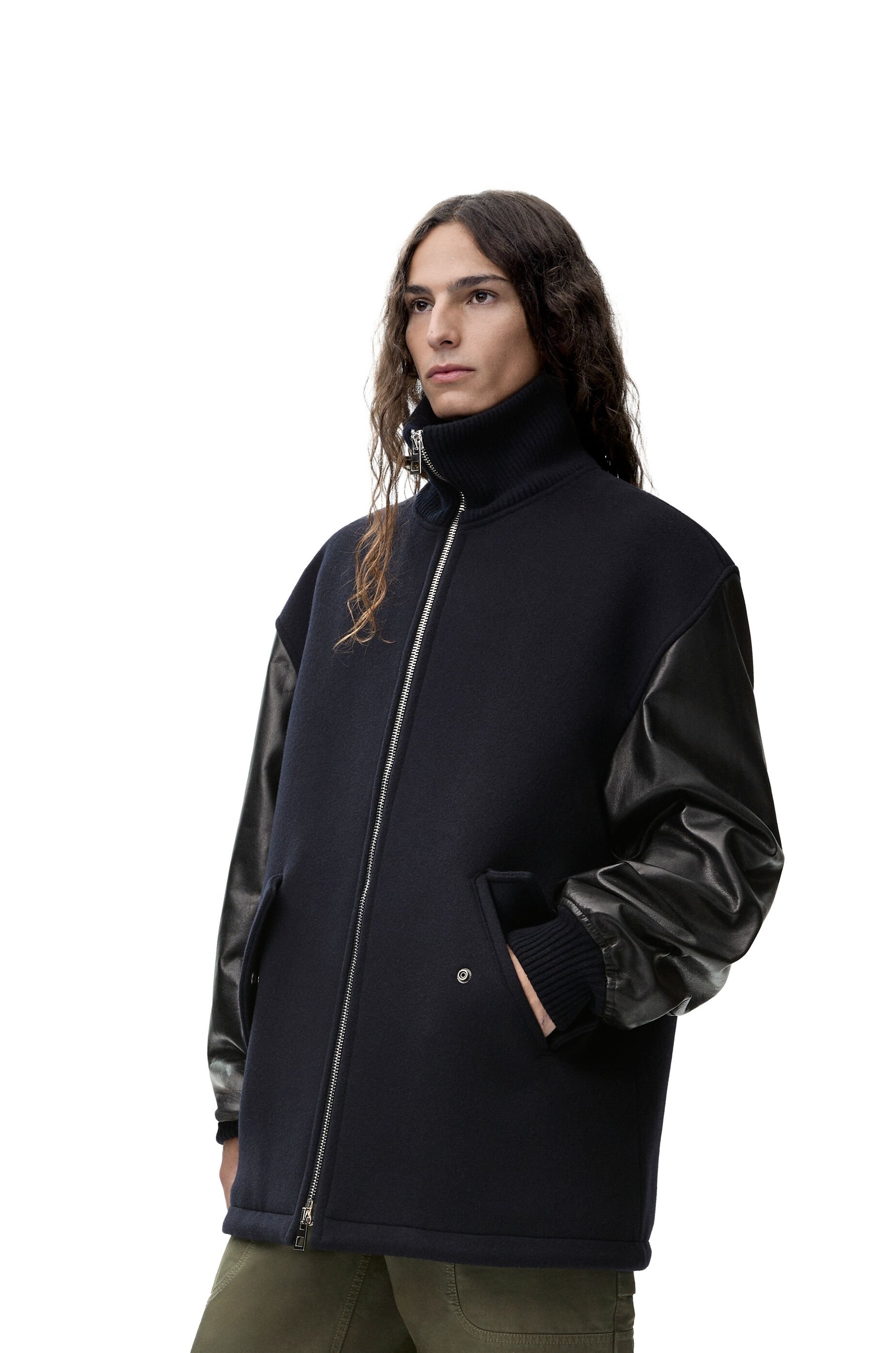 Hybrid jacket in wool - 3