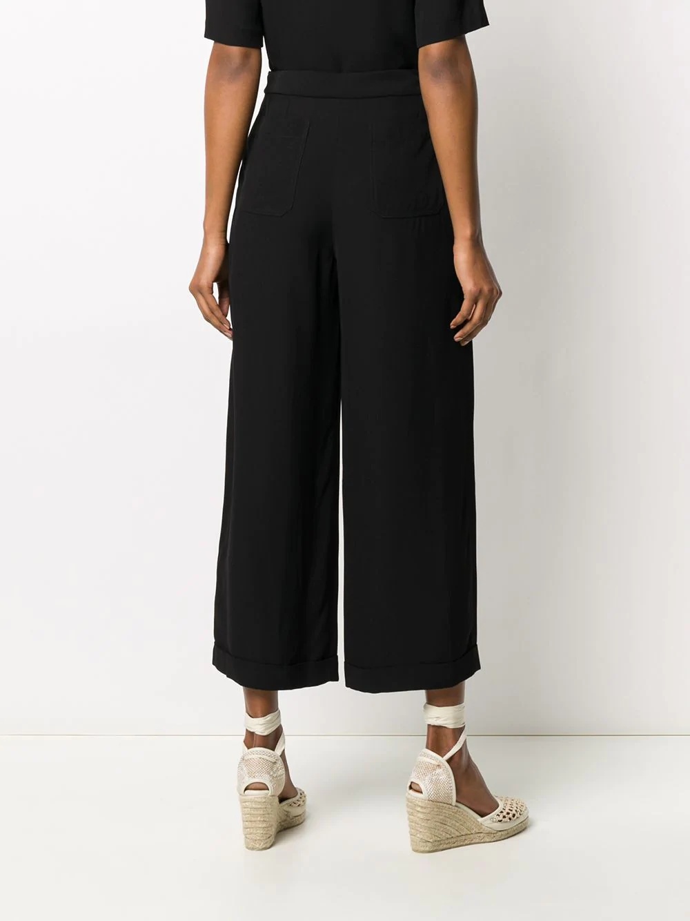 cropped palazzo pants - 4