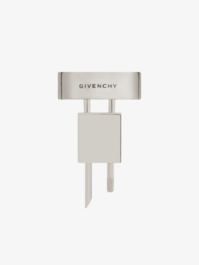 Givenchy MINI LOCK RING IN METAL WITH CRYSTAL outlook
