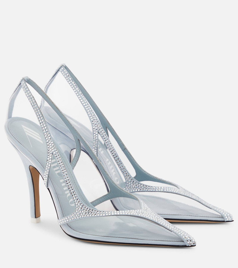 Venus Chrome PVC and suede pumps - 1