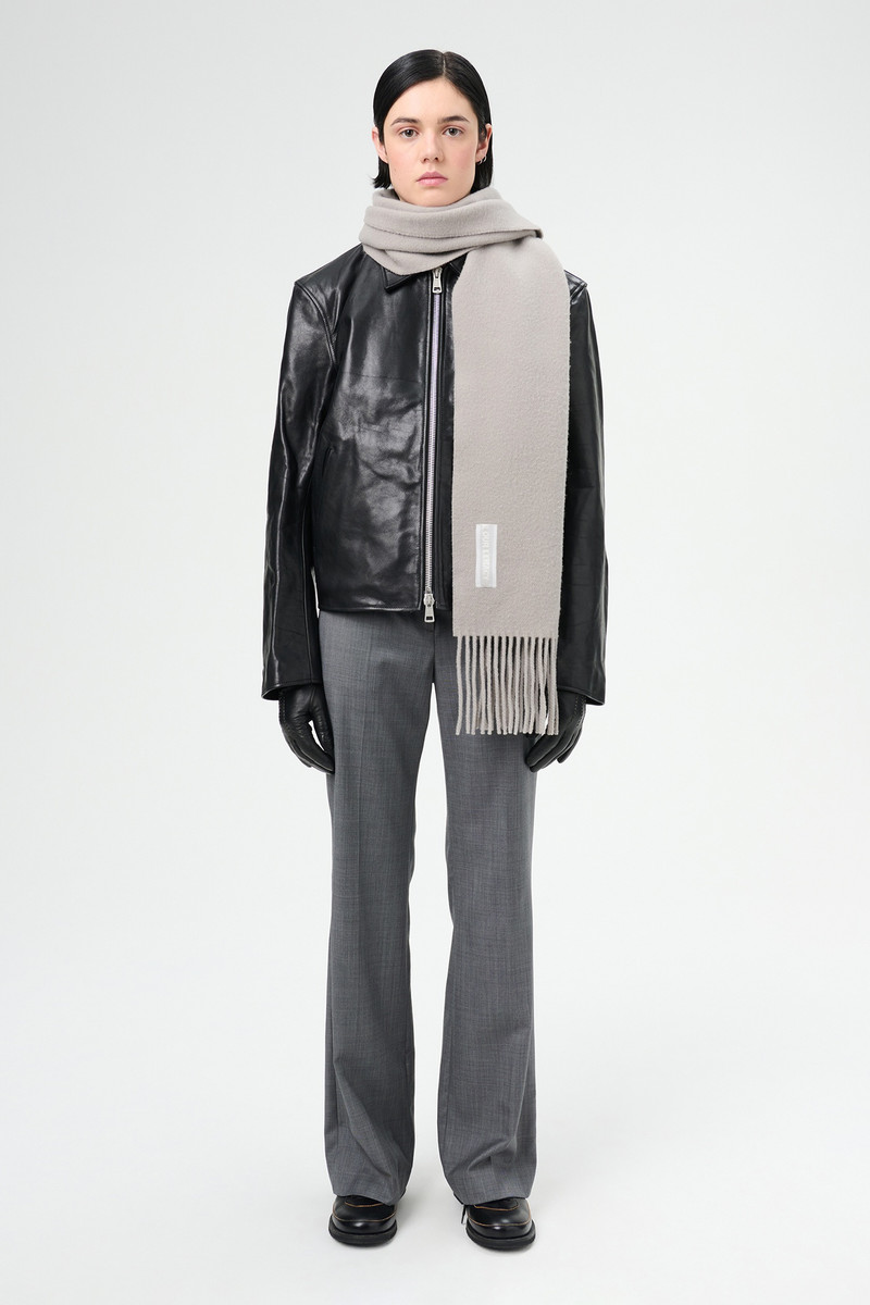 Estate Scarf Dark Cloud Double Wool 4