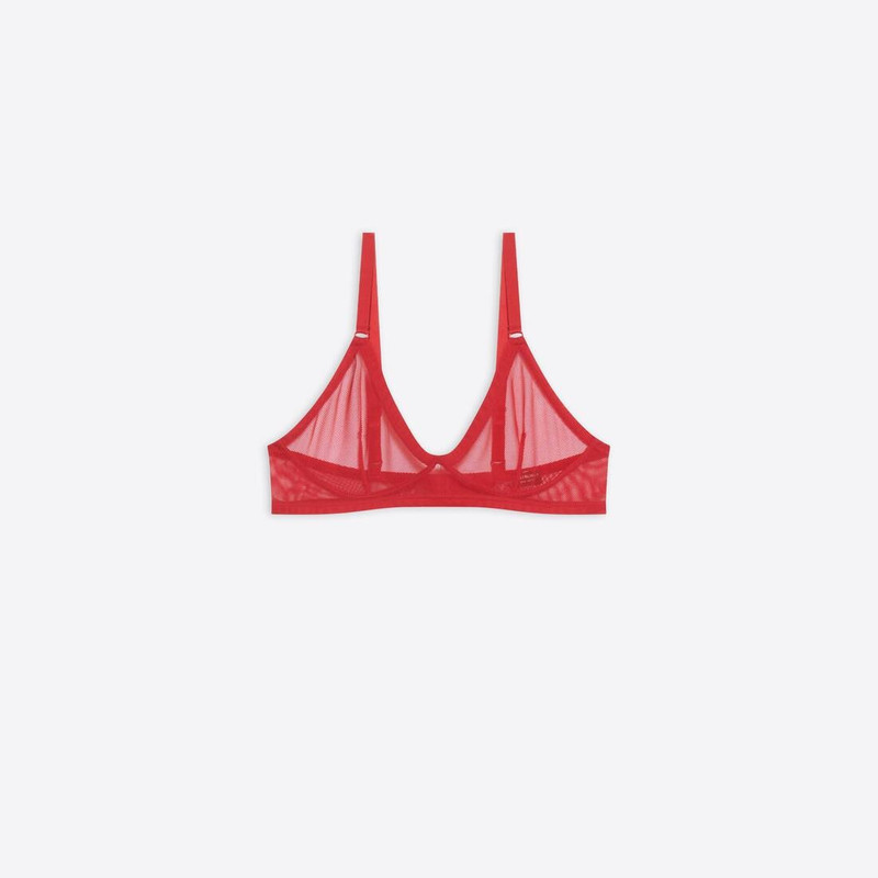 Women's Valentine's Day 22 Mesh Bra in Red 1