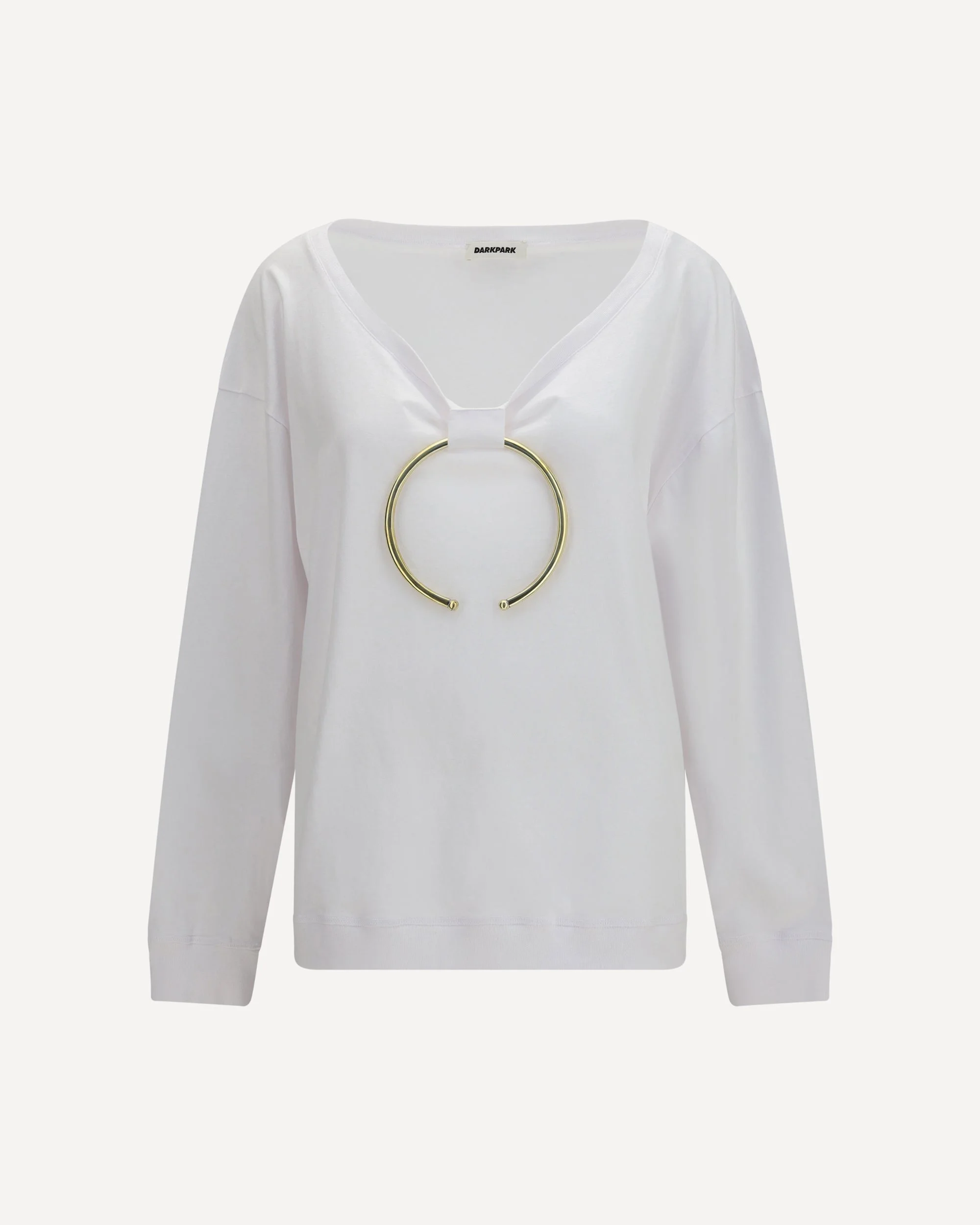 Erin Necklace off-shoulder cotton Top - 1